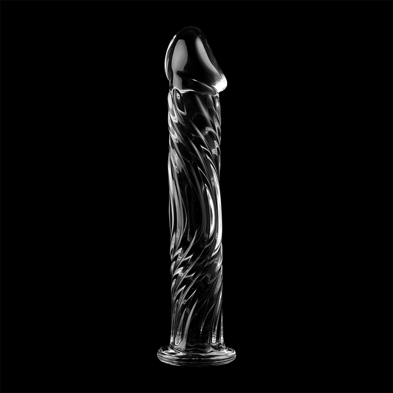 NEBULA SERIES BY IBIZA - MODELLO 12 DILDO IN VETRO BOROSILICATO TRASPARENTE 17 CM -O- 3.5 CM – Falli senza vibrazioni – foto 7