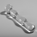 NEBULA SERIES BY IBIZA - MODELLO 13 DILDO IN VETRO BOROSILICATO TRASPARENTE 18 CM -O- 3.5 CM – Falli senza vibrazioni