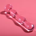 NEBULA SERIES BY IBIZA - MODELLO 13 DILDO IN VETRO BOROSILICATO ROSA 18 CM -O- 3.5 CM – Falli senza vibrazioni