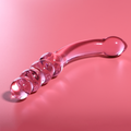NEBULA SERIES BY IBIZA - MODELLO 14 DILDO IN VETRO BOROSILICATO ROSA 18.5 CM -O- 3 CM – Falli senza vibrazioni