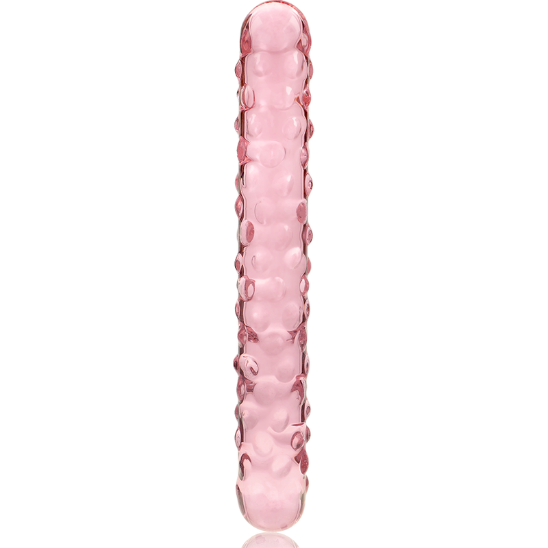 NEBULA SERIES BY IBIZA - MODELLO 15 DILDO IN VETRO BOROSILICATO ROSA 18.5 CM -O- 3 CM – Falli senza vibrazioni – foto 5