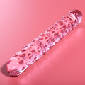 NEBULA SERIES BY IBIZA - MODELLO 15 DILDO IN VETRO BOROSILICATO ROSA 18.5 CM -O- 3 CM – Falli senza vibrazioni