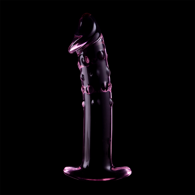 NEBULA SERIES BY IBIZA - MODELLO 19 DILDO IN VETRO BOROSILICATO ROSA 18.5 CM -O- 4 CM – Falli senza vibrazioni – foto 7