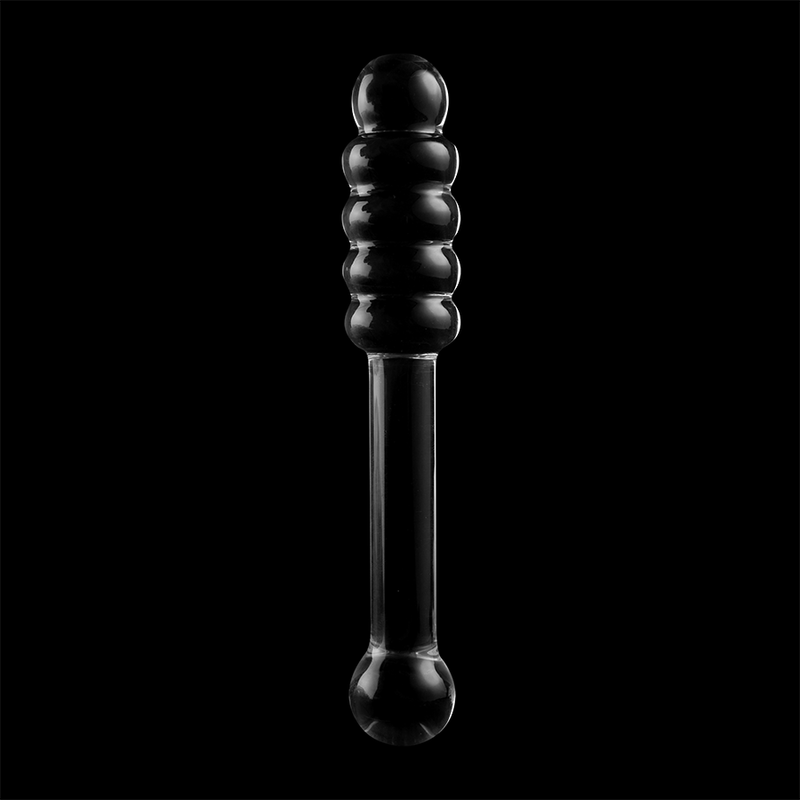 NEBULA SERIES BY IBIZA - MODELLO 20 DILDO IN VETRO BOROSILICATO TRASPARENTE 20.5 CM -O- 3 CM – Falli senza vibrazioni – foto 7