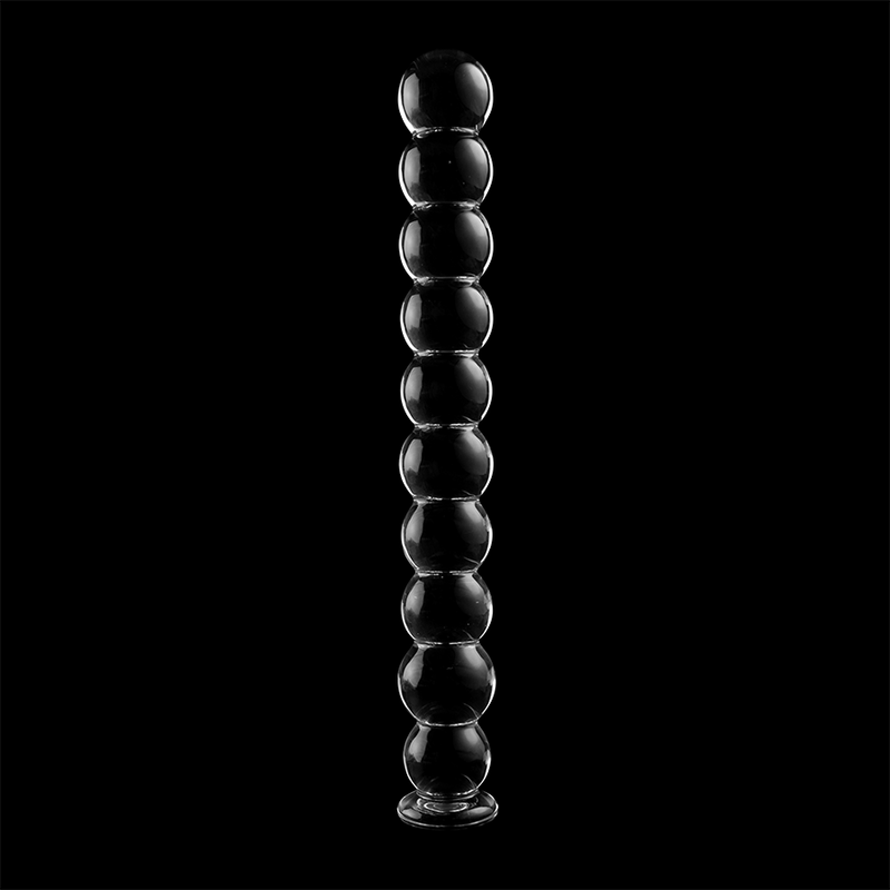 NEBULA SERIES BY IBIZA - MODELLO 22 DILDO IN VETRO BOROSILICATO TRASPARENTE 21.5 CM -O- 2.5 CM – Falli senza vibrazioni – foto 6