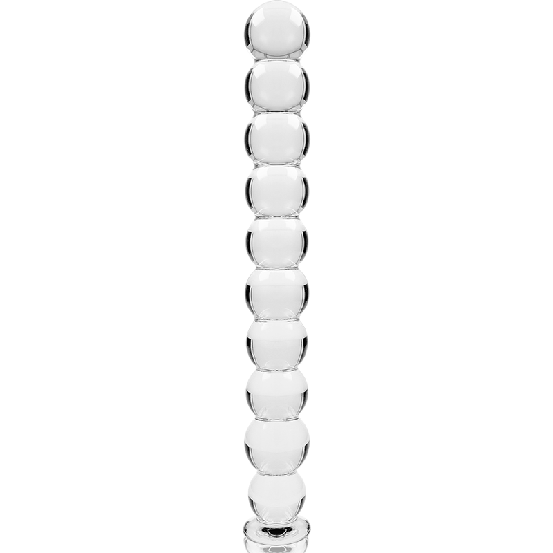 NEBULA SERIES BY IBIZA - MODELLO 22 DILDO IN VETRO BOROSILICATO TRASPARENTE 21.5 CM -O- 2.5 CM – Falli senza vibrazioni – foto 5