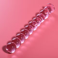 NEBULA SERIES BY IBIZA - MODELLO 22 DILDO IN VETRO BOROSILICATO ROSA 21.5 CM -O- 2.5 CM – Falli senza vibrazioni