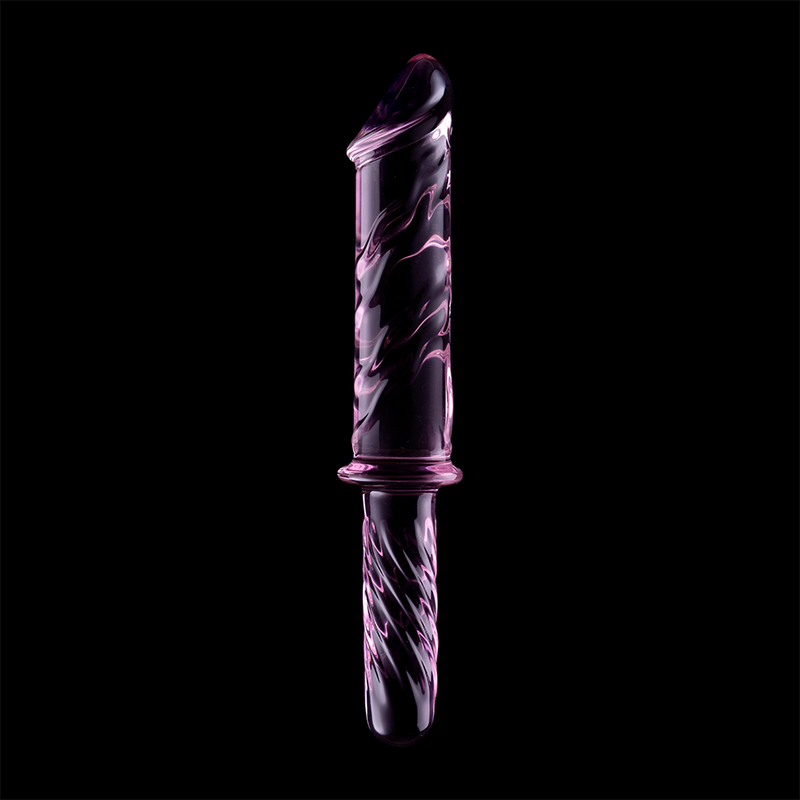 NEBULA SERIES BY IBIZA - MODELLO 24 DILDO IN VETRO BOROSILICATO ROSA 28.5 CM -O- 5 CM – Falli senza vibrazioni – foto 7