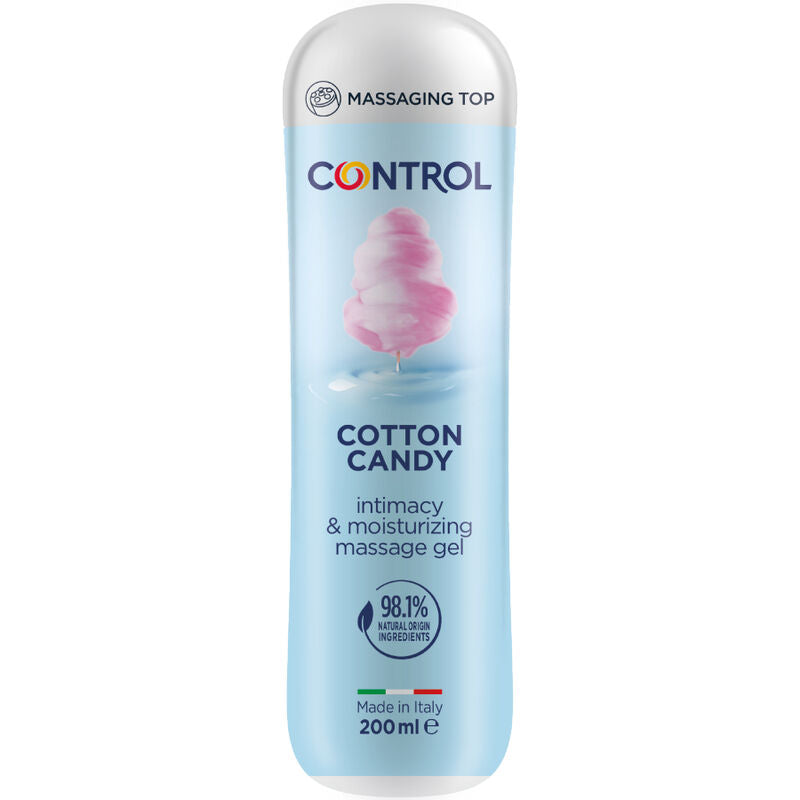 CONTROL - GEL DA MASSAGGIO ZUCCHERO FIOTATO 3 IN 1 200 ML – Oli Aromatizzati