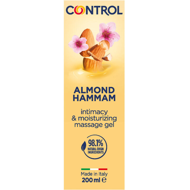 CONTROL - GEL DA MASSAGGIO HAMMAM ALLE MANDORLE 3 IN 1 200 ML – Con sapori deliziosi – foto 2