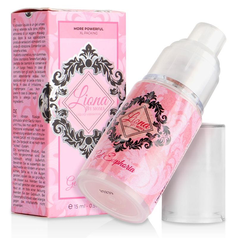 LIONA BY MOMA - VIBRATORE LIQUIDO EUPHORIA GEL 15 ML – Vibratore liquido
