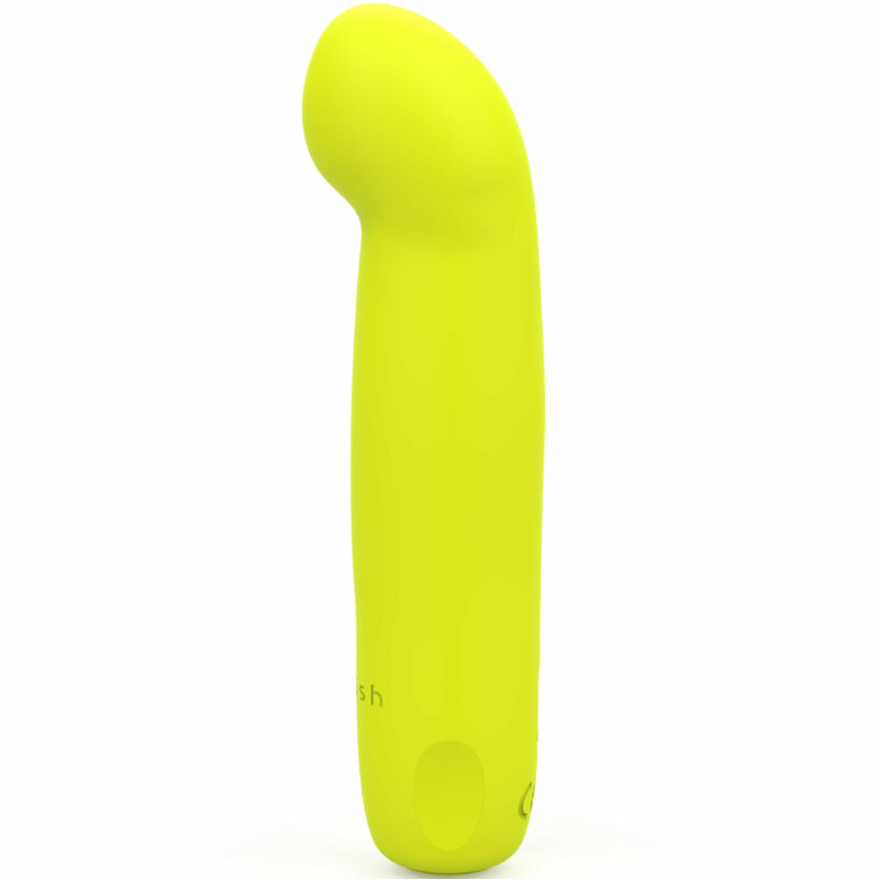 B SWISH - BCUTE CURVE INFINITE CLASSIC VIBRATORE IN SILICONE RICARICABILE GIALLO – Vibratori a punto G