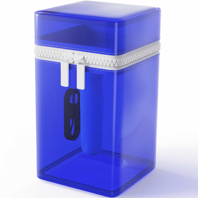 B SWISH - VIBRATORE RICARICABILE IN SILICONE BLU BCUTE CURVE INFINITE CLASSIC EDIZIONE LIMITATA – Vibratori a punto G – foto 3