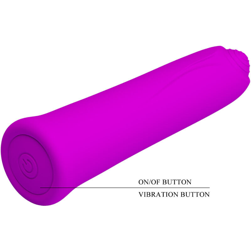 PRETTY LOVE - VIBRATORE CURTIS MINI SUPER POWER 12 VIBRAZIONI IN SILICONE VIOLETTO – Mini vibratori – foto 4