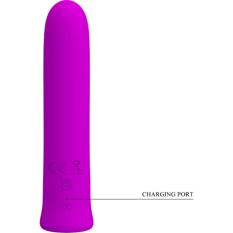 PRETTY LOVE - VIBRATORE CURTIS MINI SUPER POWER 12 VIBRAZIONI IN SILICONE VIOLETTO – Mini vibratori – foto 5