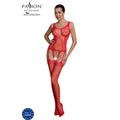 PASSION - COLLEZIONE ECO BODYSTOCKING ECO BS007 ROSSO – Bodystocking