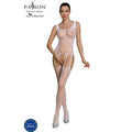 PASSION - COLLEZIONE ECO BODYSTOCKING ECO BS007 BIANCO – Bodystocking