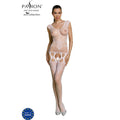 PASSION - COLLEZIONE ECO BODYSTOCKING ECO BS014 BIANCO – Bodystocking