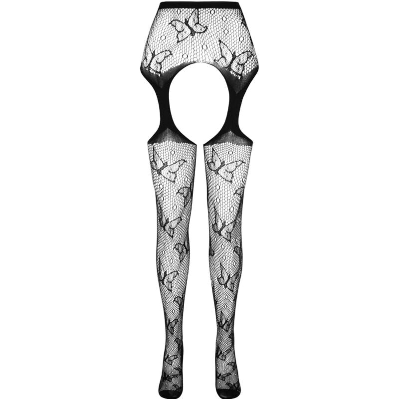 PASSION - COLLEZIONE ECO BODYSTOCKING ECO S001 ROSSO – Calze giarrettiera – foto 3