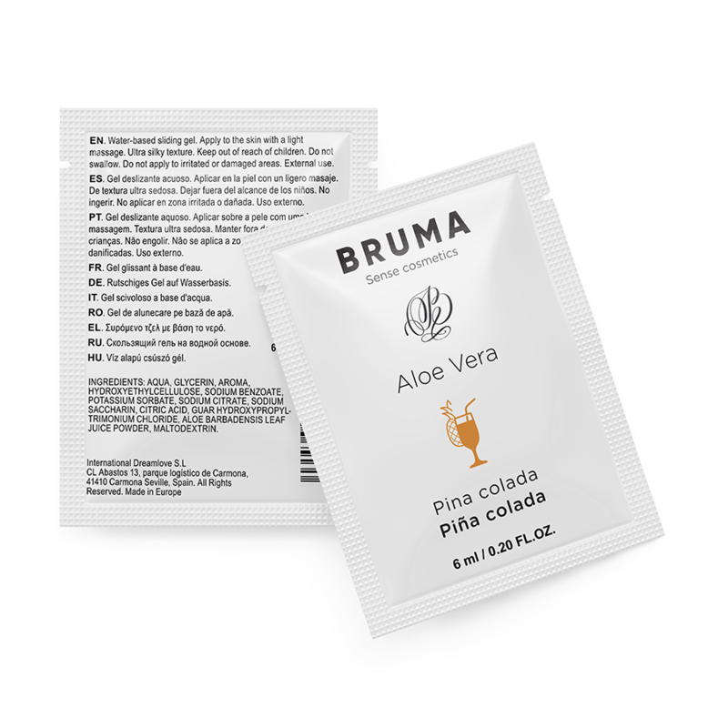 BRUMA - GEL SCORREVOLE ALOE VERA GUSTO PINA COLADA 6 ML – Dose singola