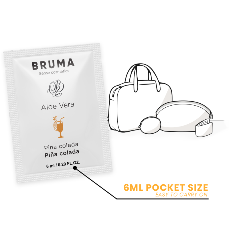 BRUMA - GEL SCORREVOLE ALOE VERA GUSTO PINA COLADA 6 ML – Dose singola – foto 5