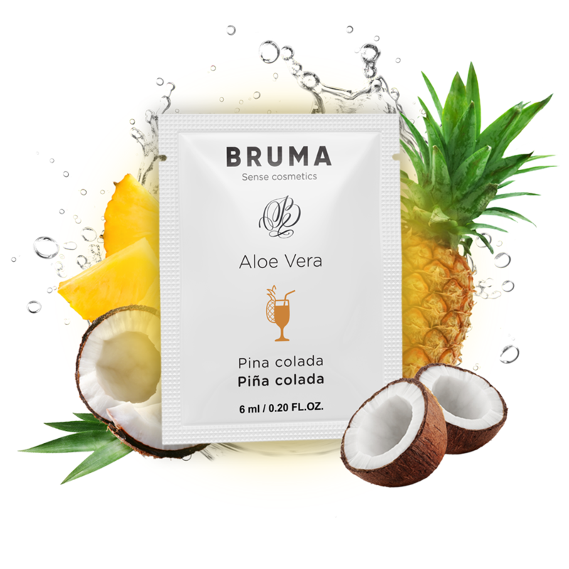 BRUMA - GEL SCORREVOLE ALOE VERA GUSTO PINA COLADA 6 ML – Dose singola – foto 2