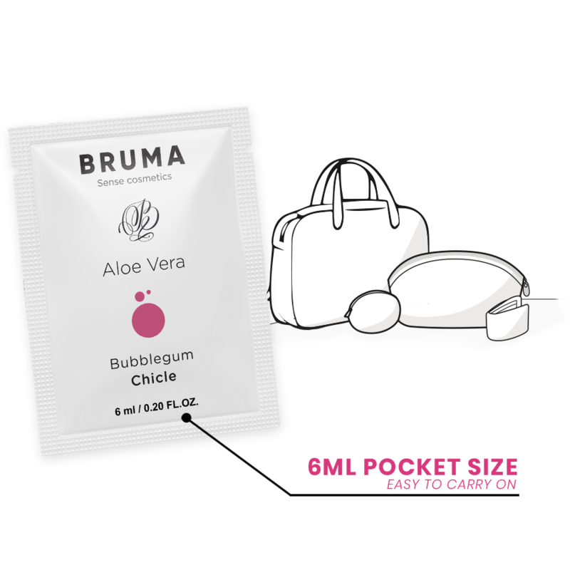 BRUMA - GEL SCORREVOLE ALOE VERA GUSTO BUBBLEGUM 6 ML – Dose singola – foto 5