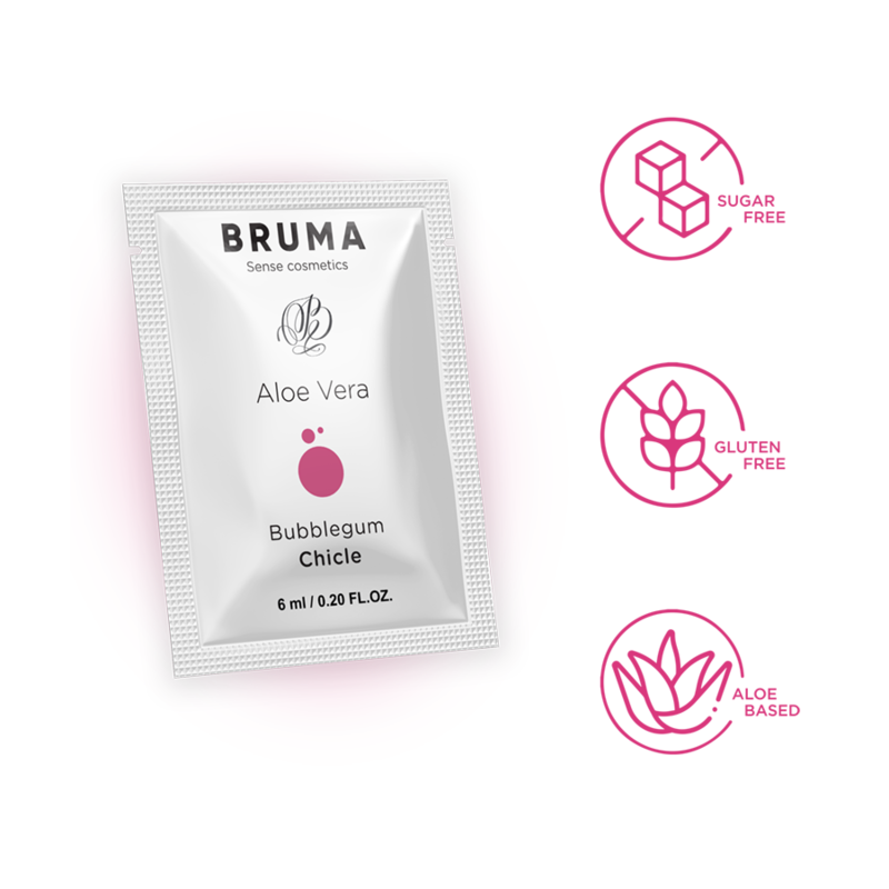 BRUMA - GEL SCORREVOLE ALOE VERA GUSTO BUBBLEGUM 6 ML – Dose singola – foto 4