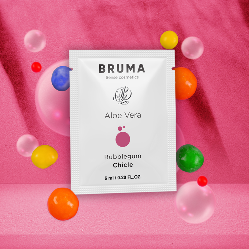 BRUMA - GEL SCORREVOLE ALOE VERA GUSTO BUBBLEGUM 6 ML – Dose singola – foto 3