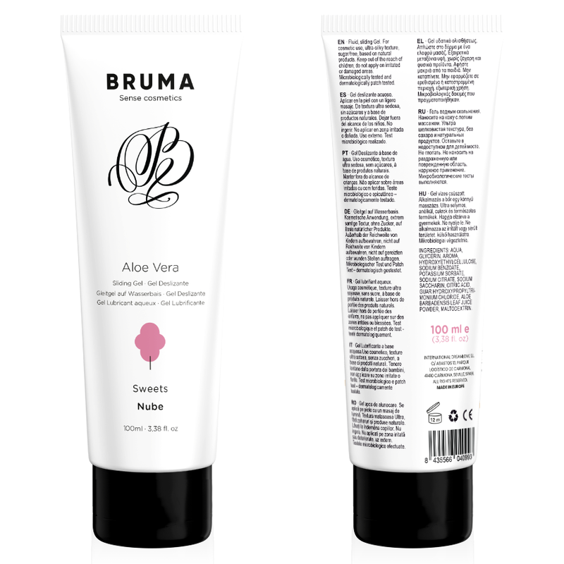BRUMA - GEL SCORREVOLE ALOE VERA GUSTO DOLCI 100 ML – Con sapori deliziosi