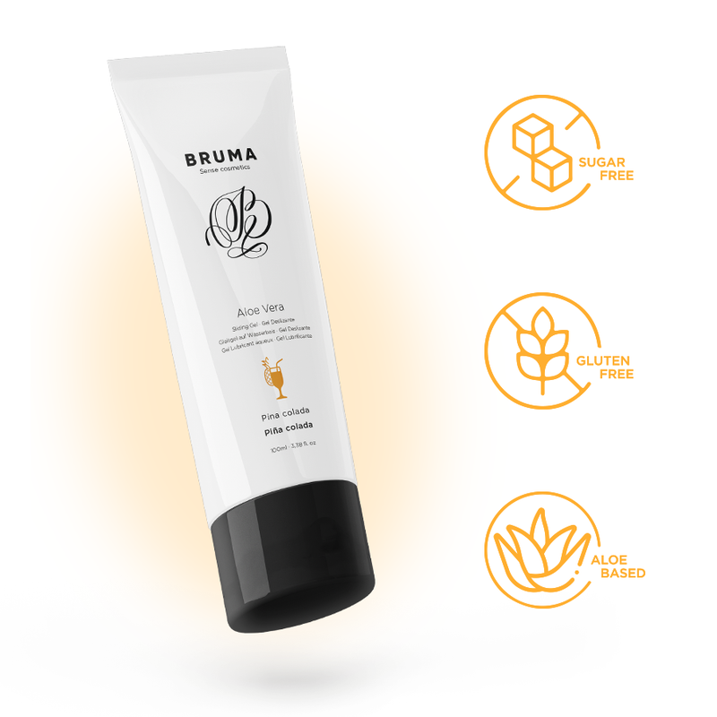 BRUMA - GEL SCORREVOLE ALOE VERA GUSTO PINA COLADA 100 ML – Con sapori deliziosi – foto 4