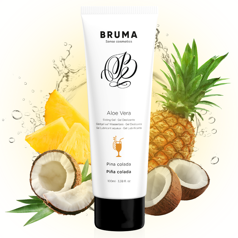BRUMA - GEL SCORREVOLE ALOE VERA GUSTO PINA COLADA 100 ML – Con sapori deliziosi – foto 3