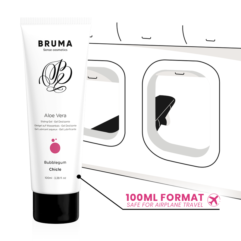 BRUMA - GEL SCORREVOLE ALOE VERA GUSTO BUBBLEGUM 100 ML – Con sapori deliziosi – foto 5