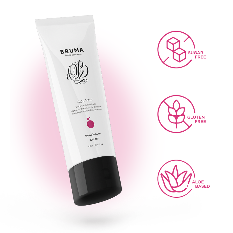 BRUMA - GEL SCORREVOLE ALOE VERA GUSTO BUBBLEGUM 100 ML – Con sapori deliziosi – foto 4
