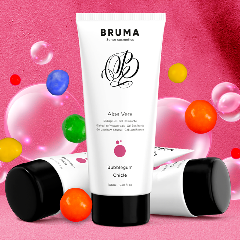 BRUMA - GEL SCORREVOLE ALOE VERA GUSTO BUBBLEGUM 100 ML – Con sapori deliziosi – foto 6