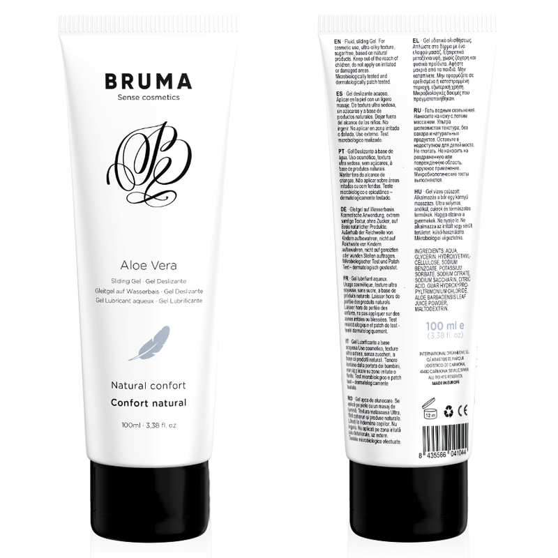 BRUMA - GEL SCORREVOLE ALOE VERA NATURALE CONFORT 100 ML – Con sapori deliziosi