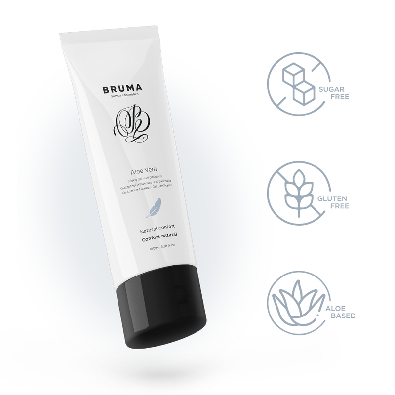 BRUMA - GEL SCORREVOLE ALOE VERA NATURALE CONFORT 100 ML – Con sapori deliziosi – foto 5