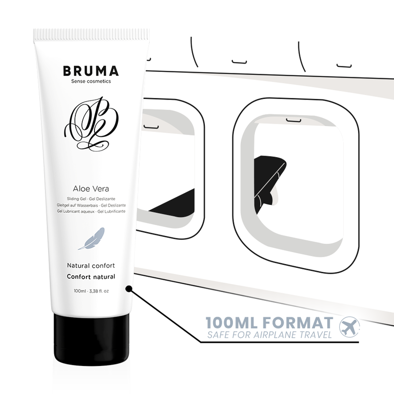 BRUMA - GEL SCORREVOLE ALOE VERA NATURALE CONFORT 100 ML – Con sapori deliziosi – foto 6