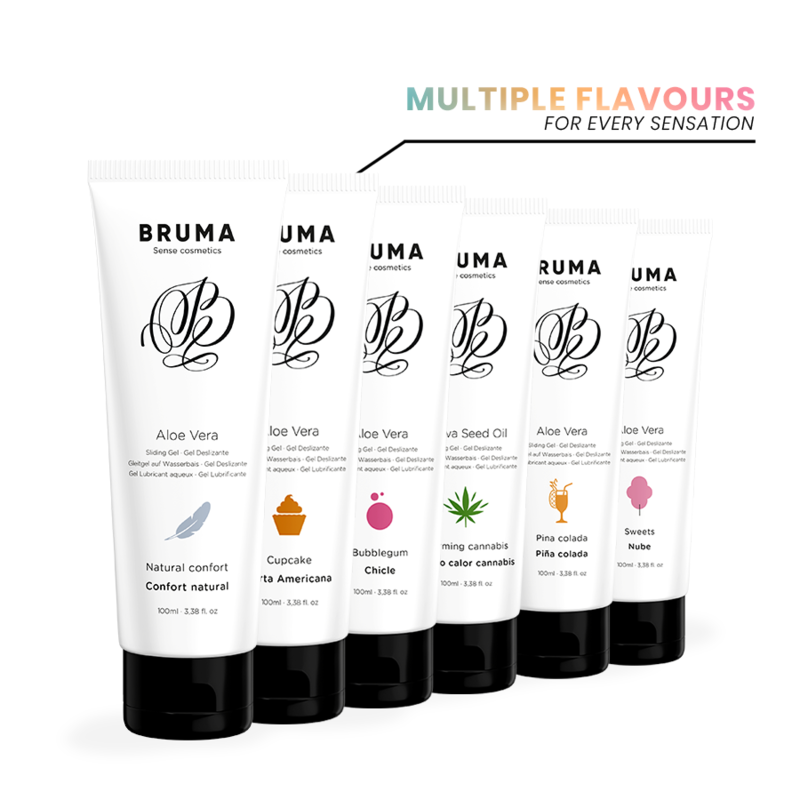 BRUMA - GEL SCORREVOLE ALOE VERA GUSTO CUPCAKE 100 ML – Con sapori deliziosi – foto 7