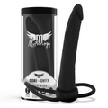 MYTHOLOGY - DILDO ANALE COBI ONYX CON ANELLO PER CAZZO E TESTICOLI 13 CM IN SILICONE – Anelli a doppia penetrazione