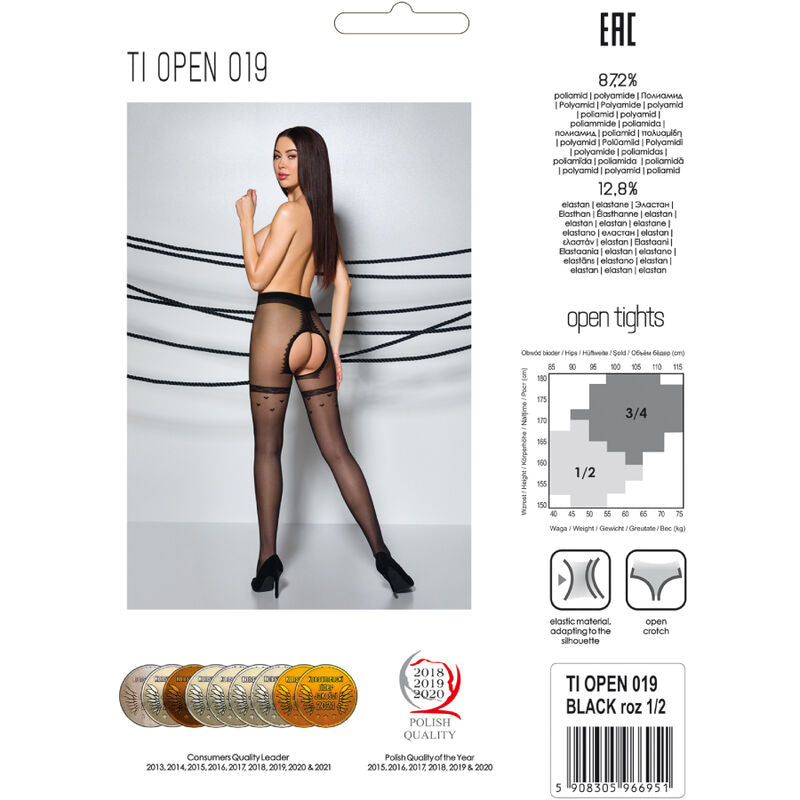 PASSION - TIOPEN 019 COLLANT NERO 3/4 20 DEN – Calzini – foto 5