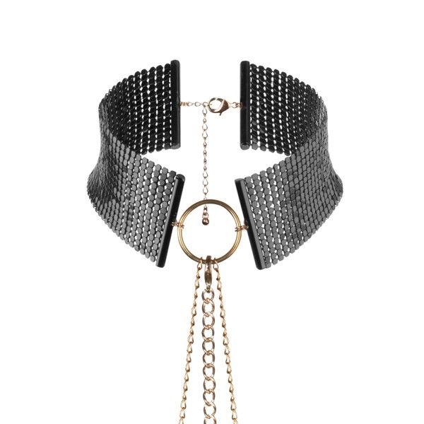 BIJOUX INDISCRETS - DÃSIR MÃTALLIQUE COLLANA METALLICA NERA – Gioielli per il corpo