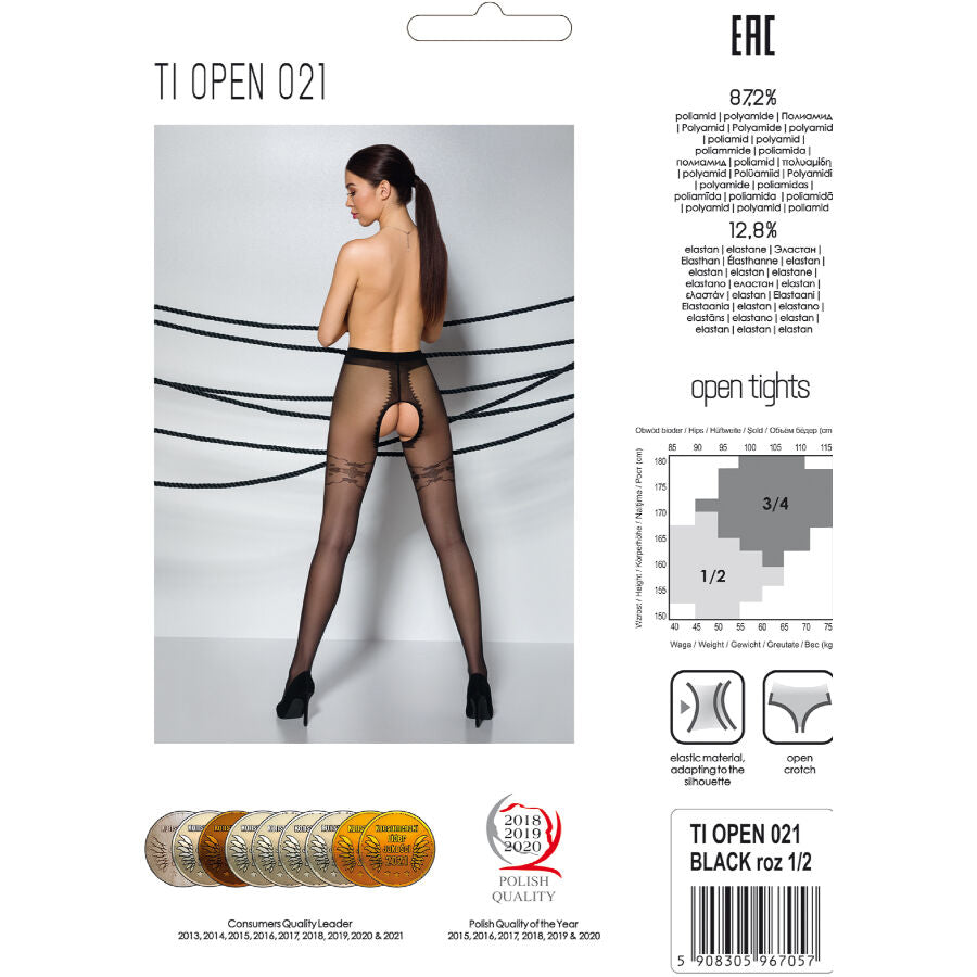 PASSION - TIOPEN 021 COLLANT NERO 3/4 20 DEN – Calzini – foto 5