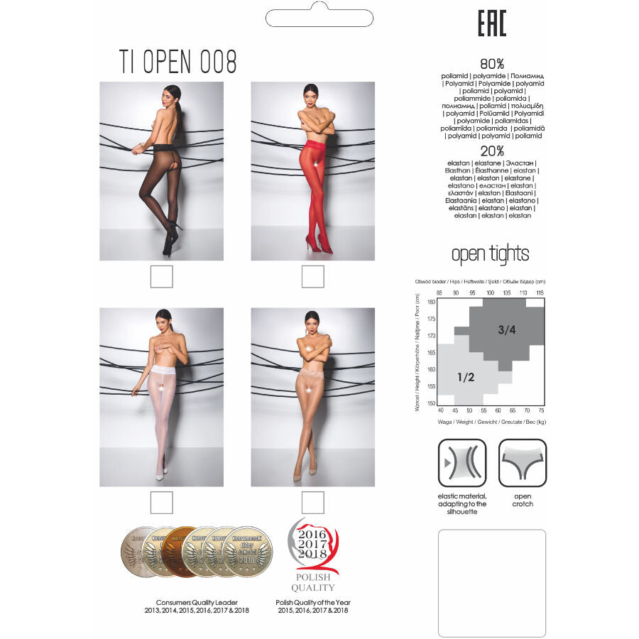 PASSION - COLLANT TIOPEN 008 NERO 1/2 30 DEN – Calzini – foto 4