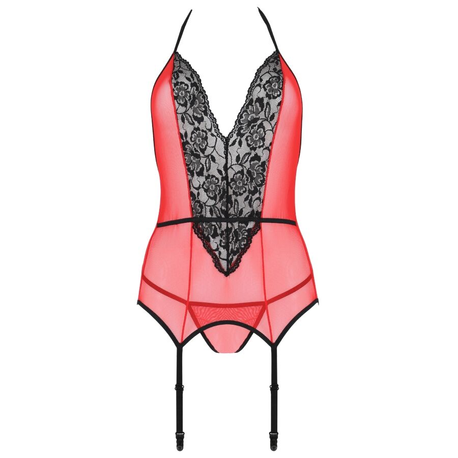 PASSION - CORSETTO PEONIA LINEA EROTICA ROSSO S/M – Corsetti – foto 4