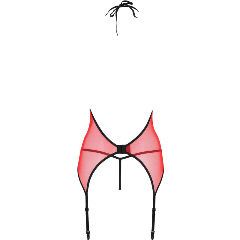PASSION - CORSETTO PEONIA LINEA EROTICA ROSSO L/XL – Corsetti – foto 5