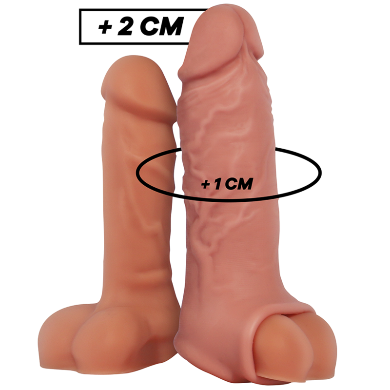 VIRILXL - ESTENSIONE NATURALE DEL PENE IN SILICONE LIQUIDO V9 – Copri pene con estensione