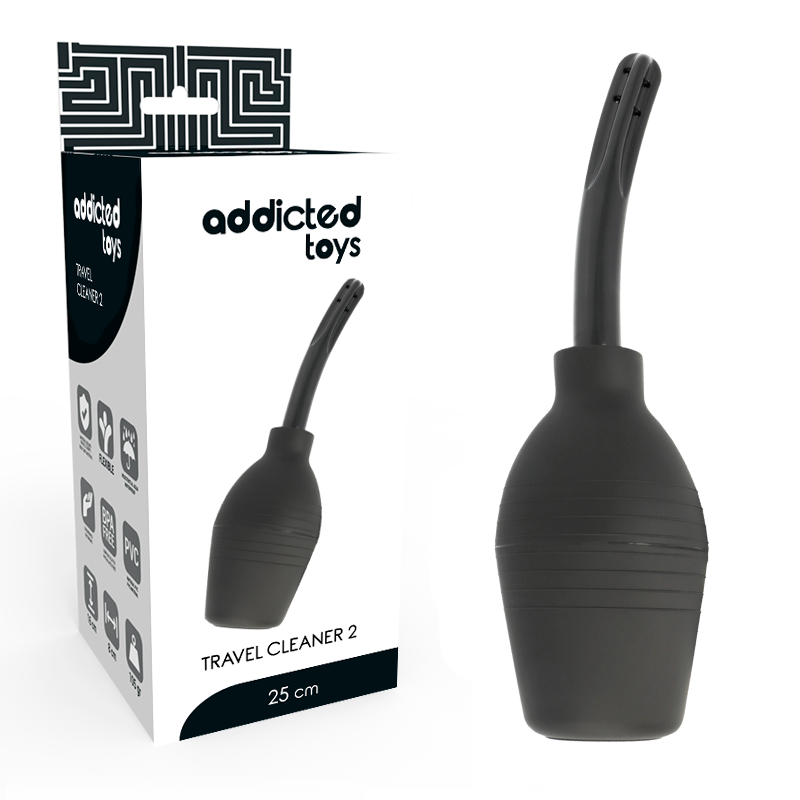ADDICTED TOYS - GIOCATTOLI SQUEEZE CLEAN NERO – Pulizia intima