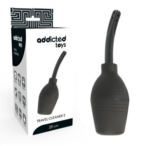ADDICTED TOYS - GIOCATTOLI SQUEEZE CLEAN NERO – Pulizia intima