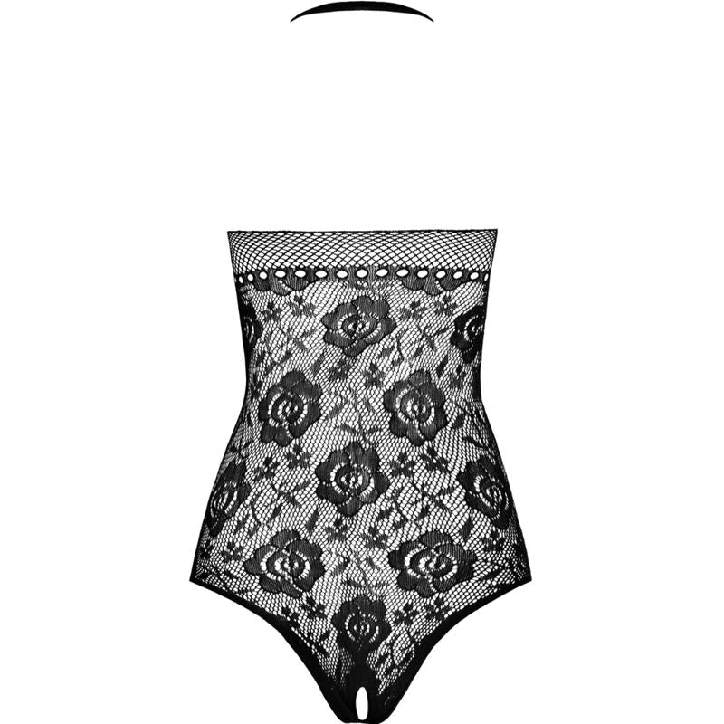 PASSION - BS094 BODYSTOCKING NERO TAGLIA UNICA – Body senza cavallo – foto 6
